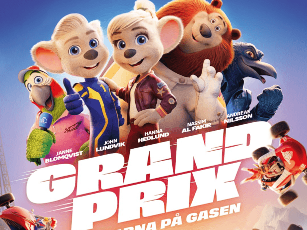 Film i Örsjö Bygdegård - Grand Prix – Tassarna på gasen