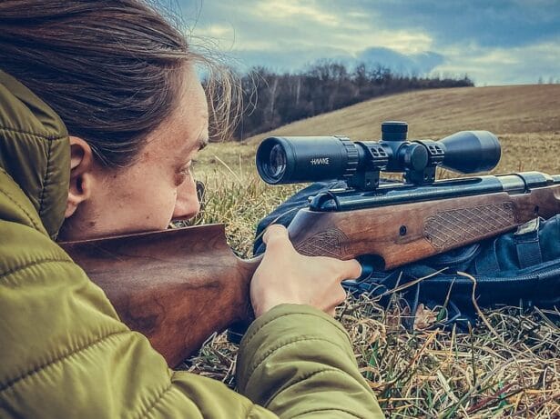 Prova jaktskytte i Helgesbo